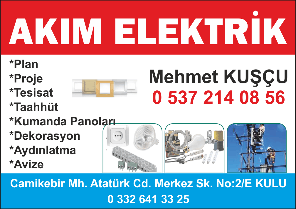 Akım Elektrik Kulu Konya