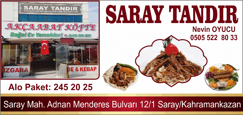 Saray Tandır - Saray - Kazan - Ankara