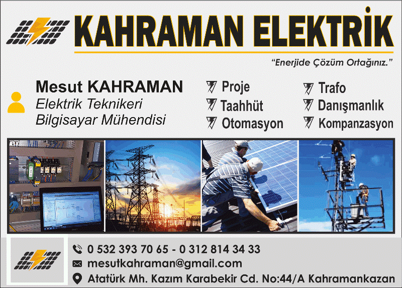 Kahraman Elektrik - Kahramankazan - Ankara