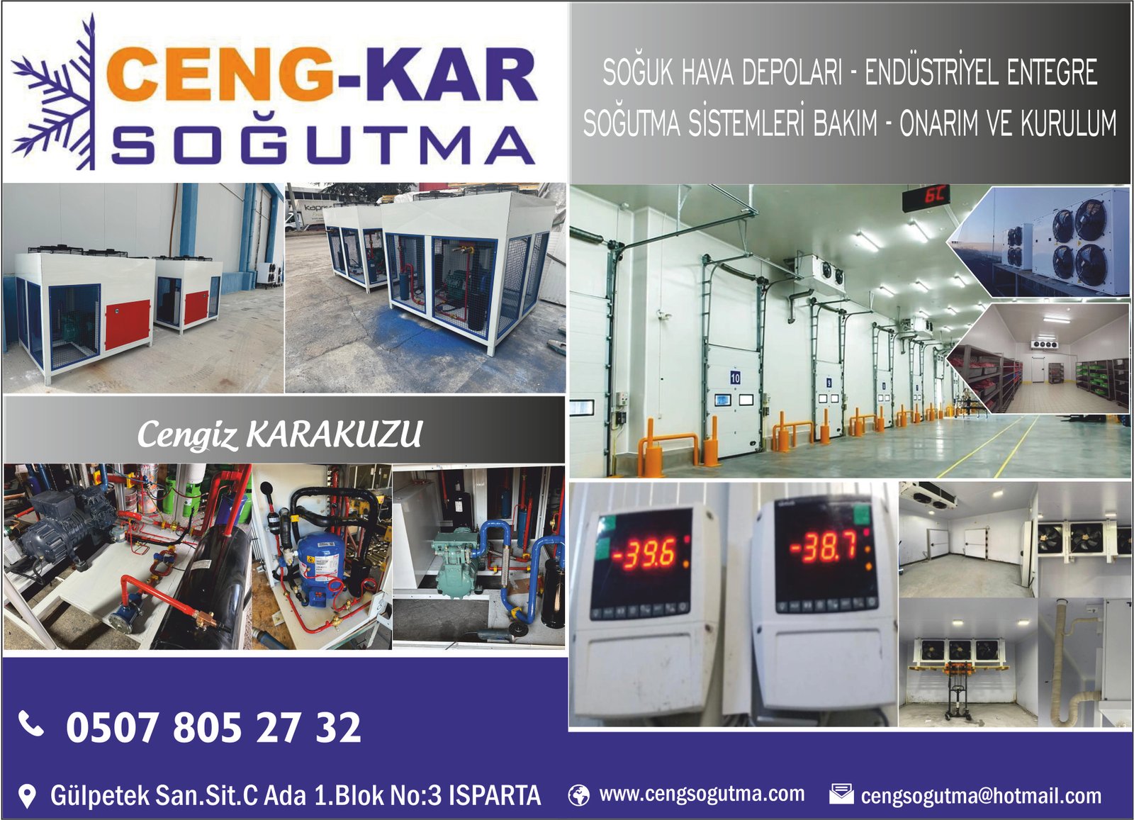 Ceng-Kar Soğutma - ISPARTA