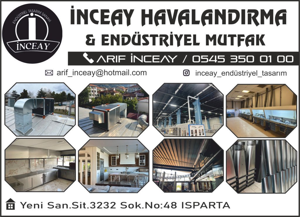İnceay Havalandırma - ISPARTA