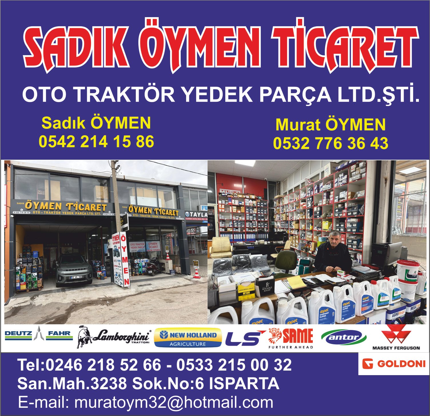 Sadik Oymen - ISPARTA