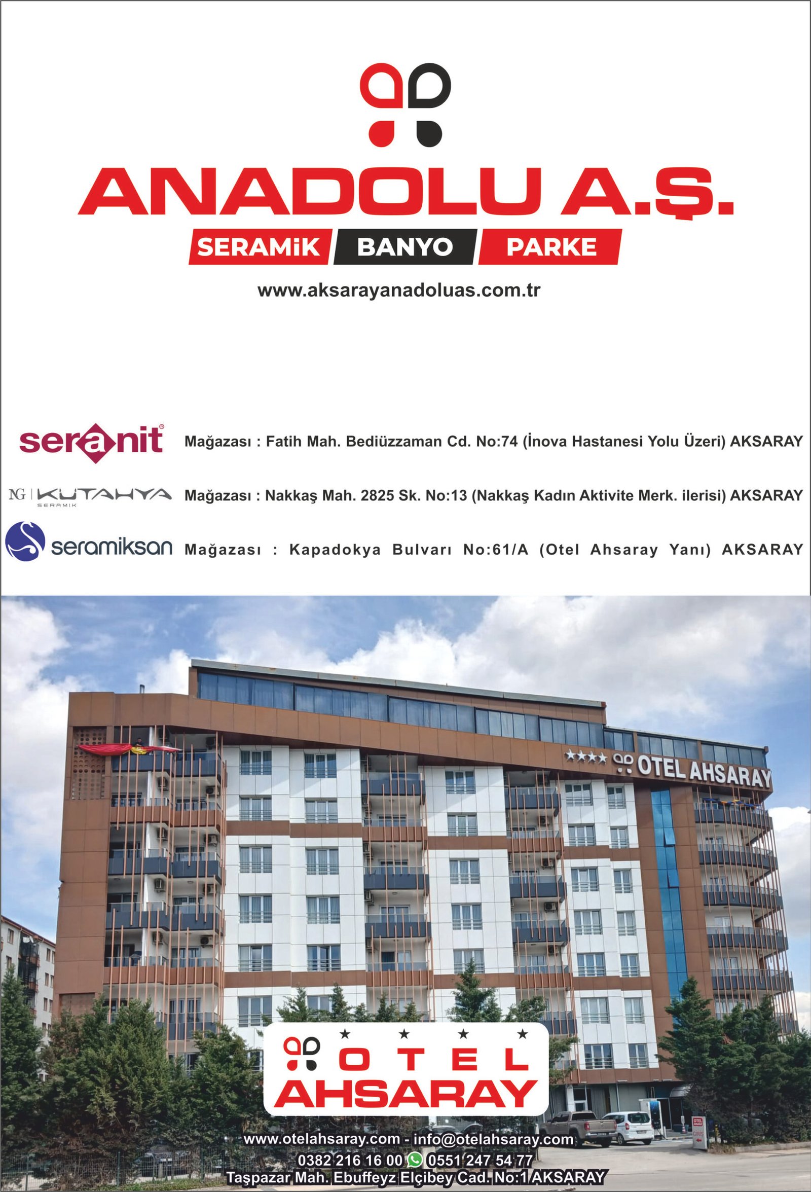 Anadolu A.Ş. Seramik Banyo Parke – AKSARAY
