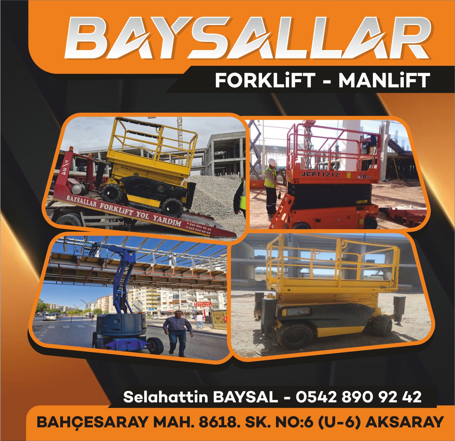 Baysallar Forklift Manlift – AKSARAY
