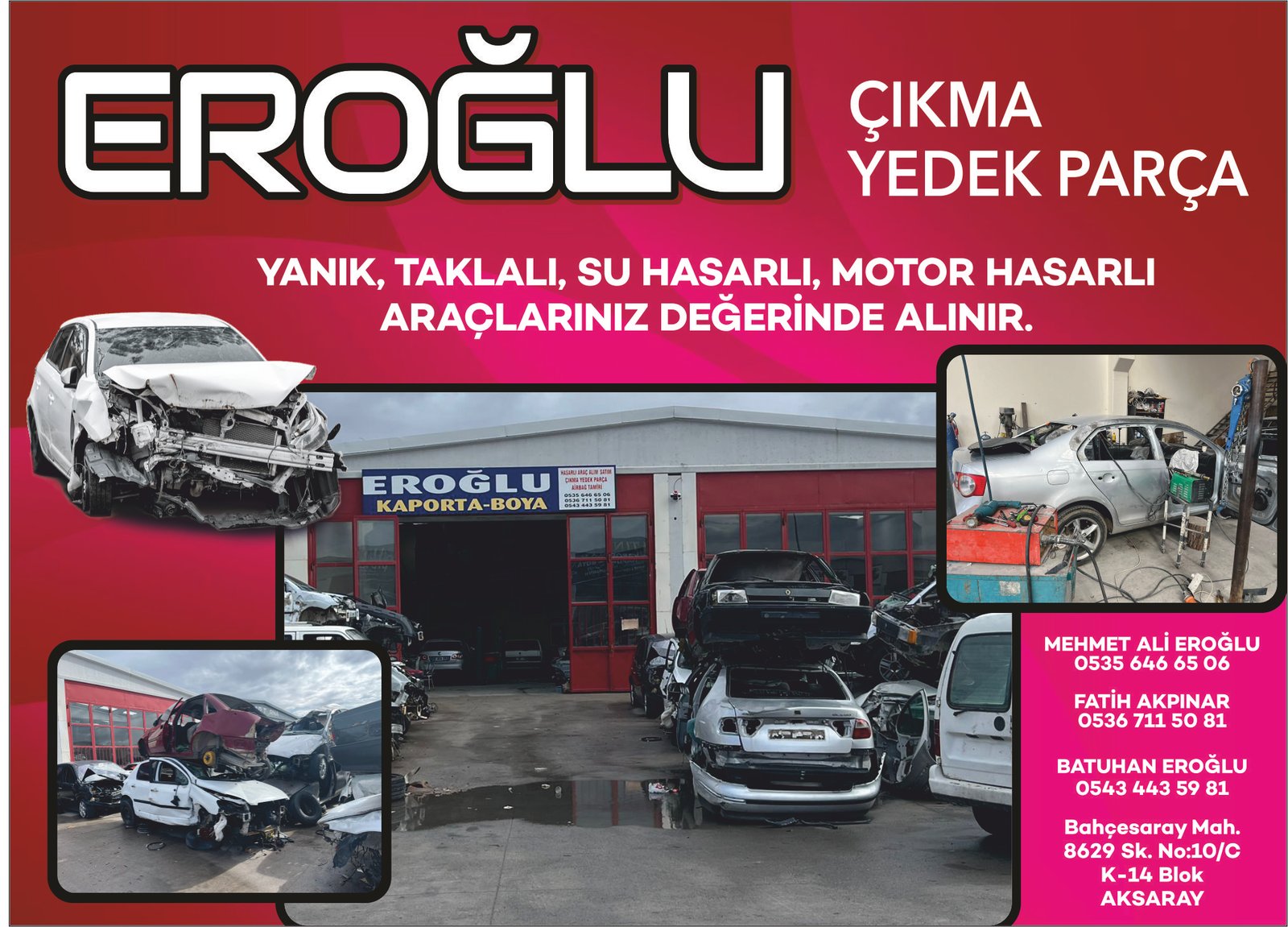 Eroğlu Çıkma Yedek Parça – AKSARAY