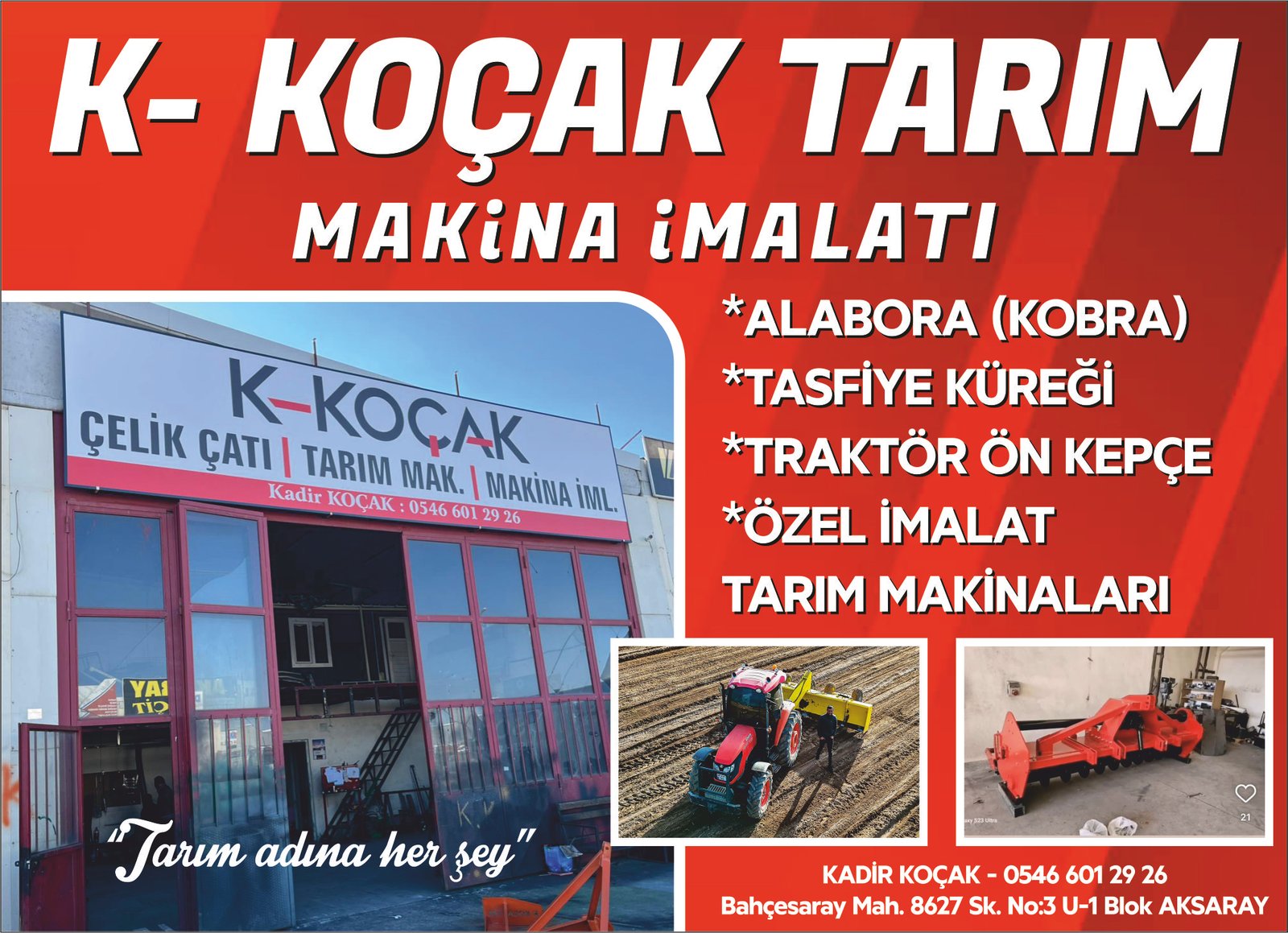 K – Koçak Tarım – AKSARAY