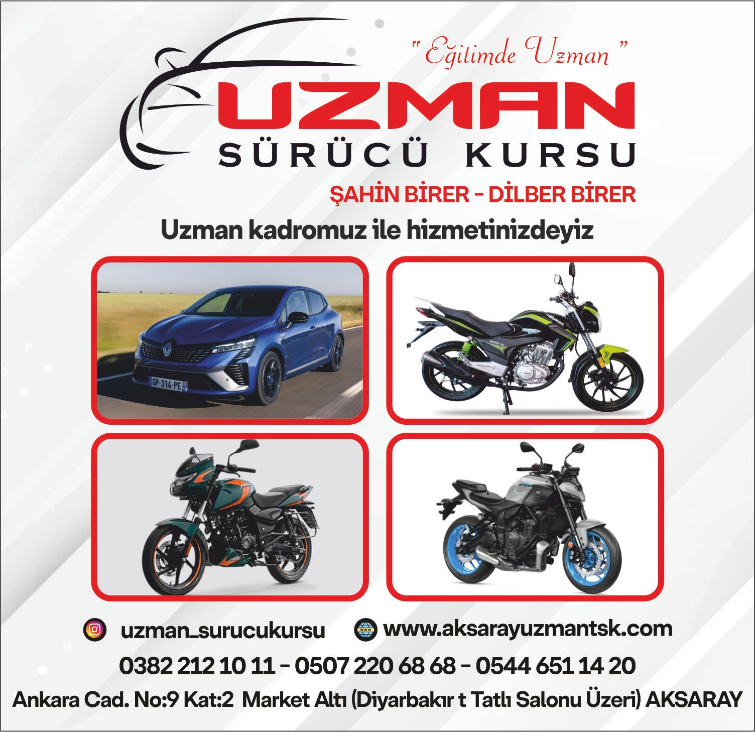 Uzman Sürücü Kursu – AKSARAY