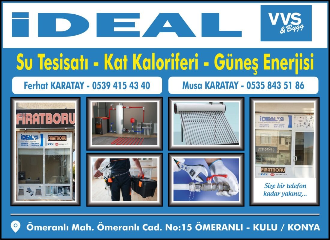 İdeal Sıhhi Tesisat – Ömeranlı – KULU