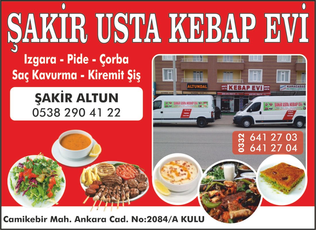 Şakir Usta KEbap Evi – KULU