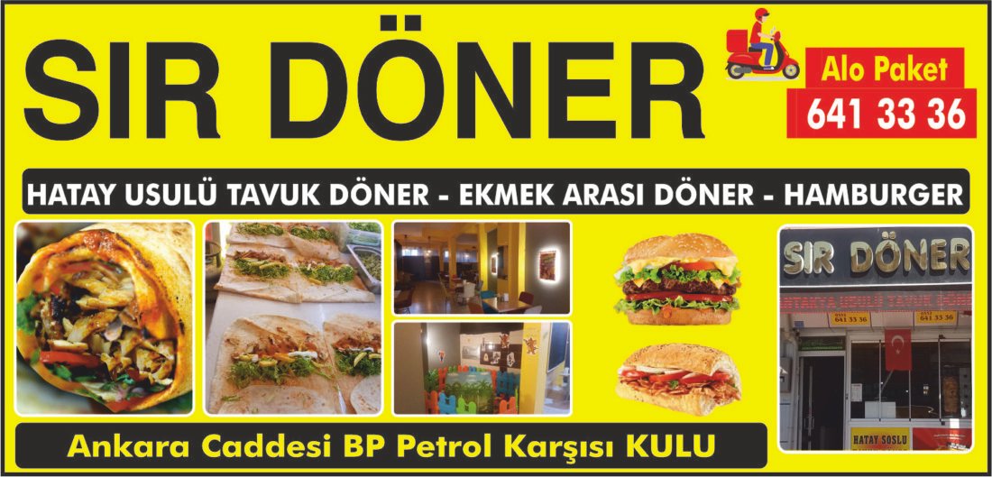 SIR DÖNER – KULU