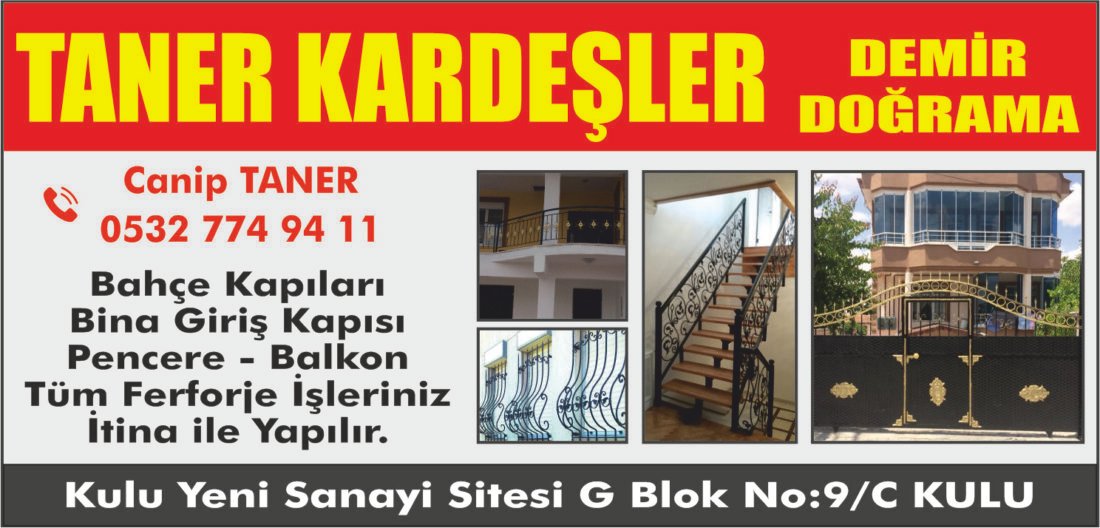 Taner Kardeşler Demir Doğrama – KULU