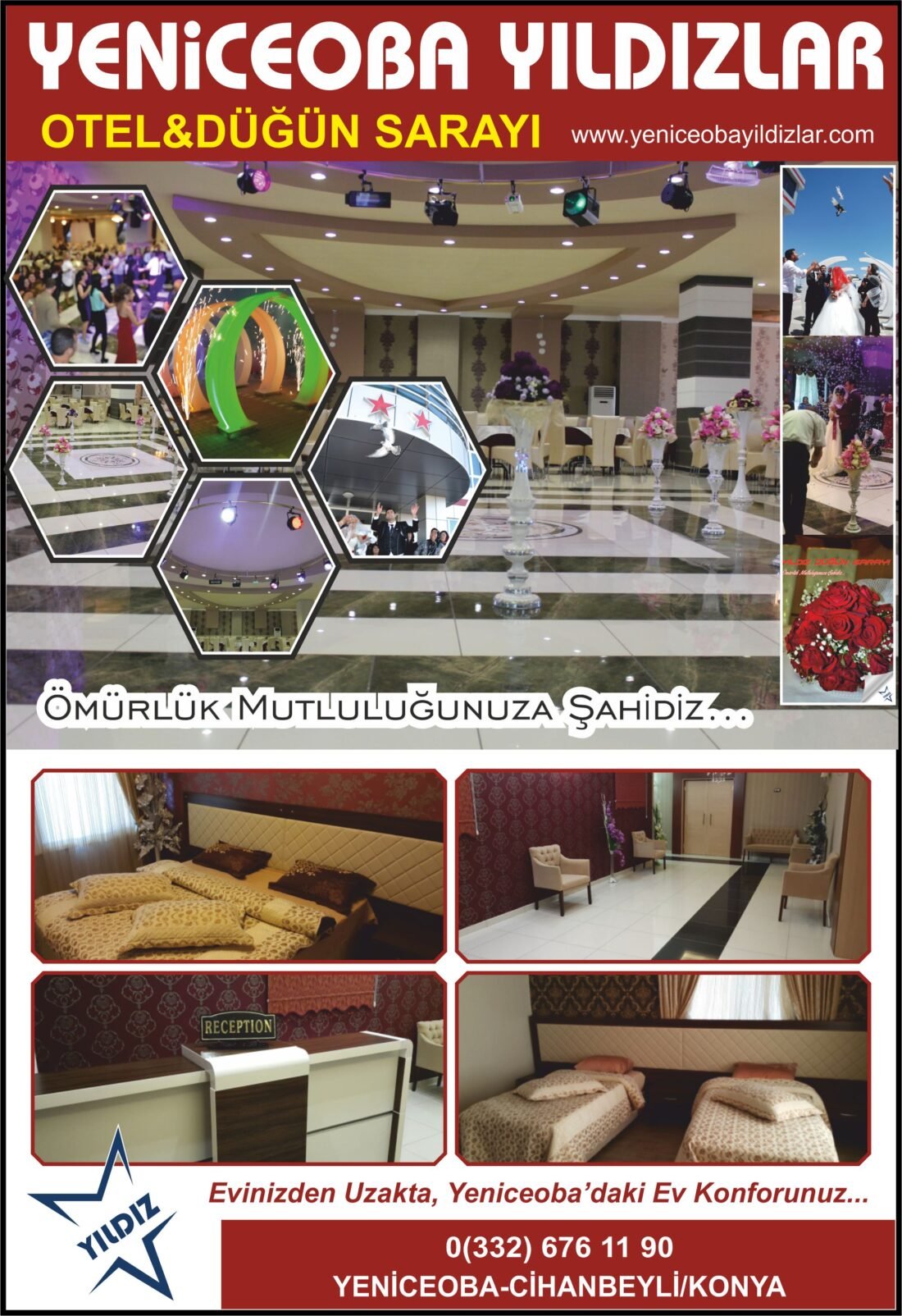 Yeniceoba Yıldızlar – Otel & Düğün Sarayı – KULU