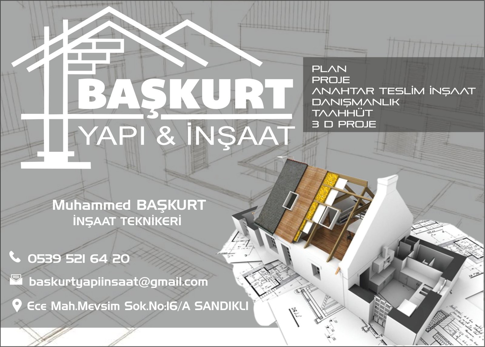 BAŞKURT İNŞAAT - SANDIKLI - AFYONKARAHİSAR
