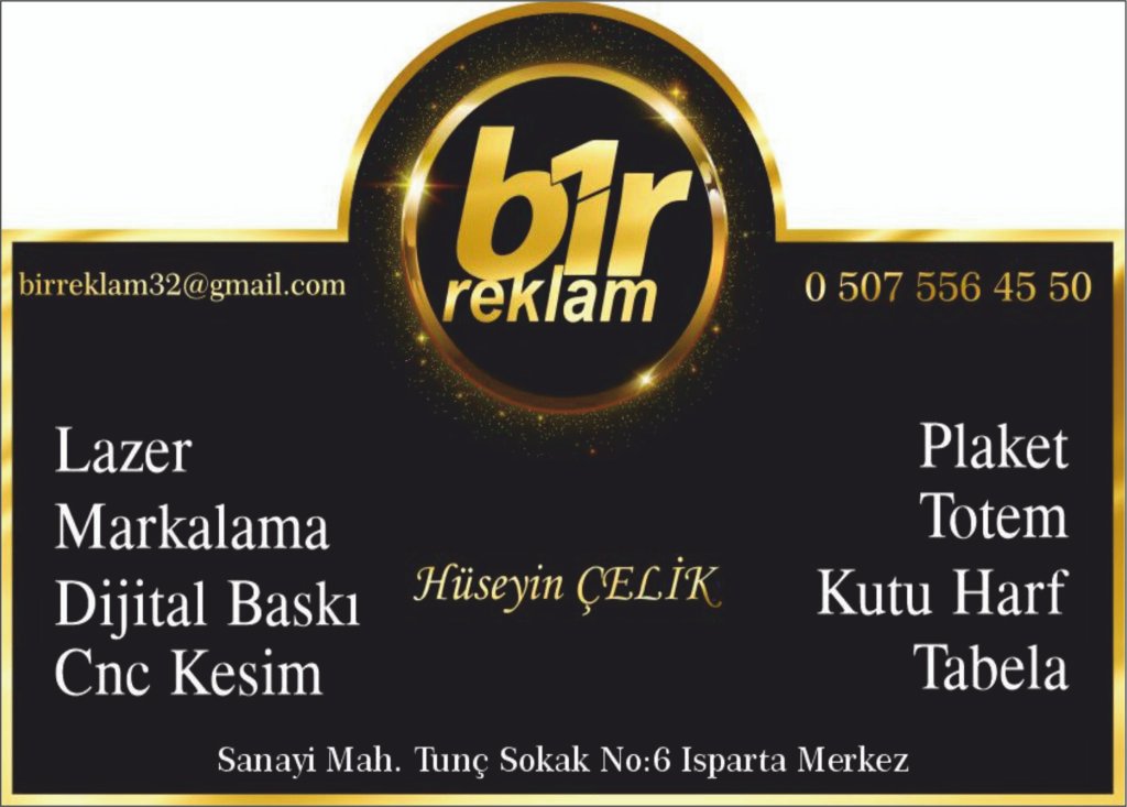 Bir Reklam - Isparta