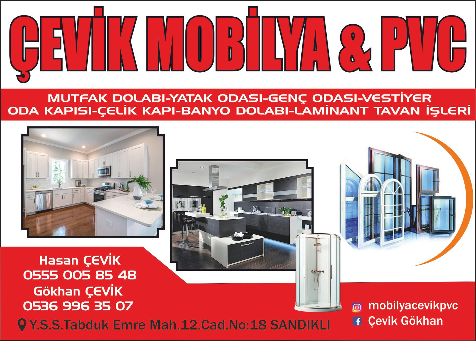 ÇEVİK MOBİLYA - SANDIKLI - AFYONKARAHİSAR