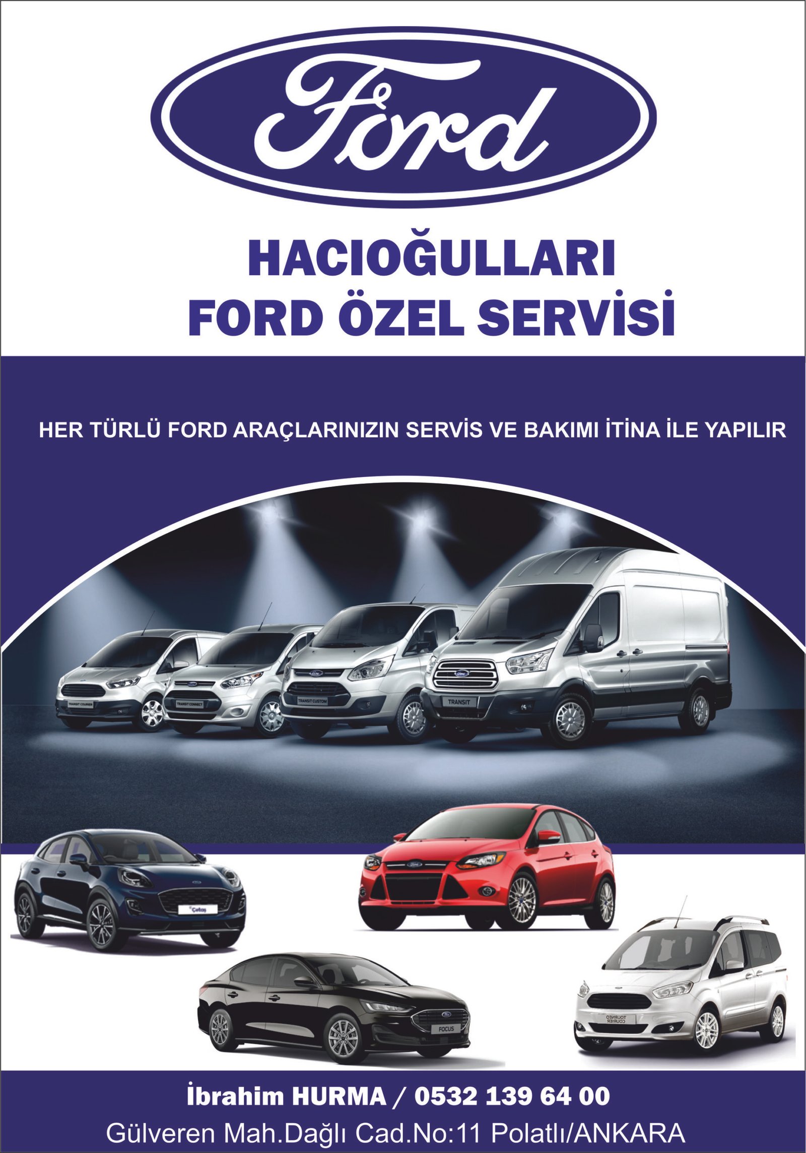 Hacıoğulları Ford Özel Servisi