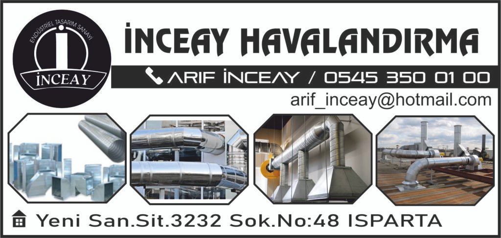 İnceay Havalandırma - Isparta