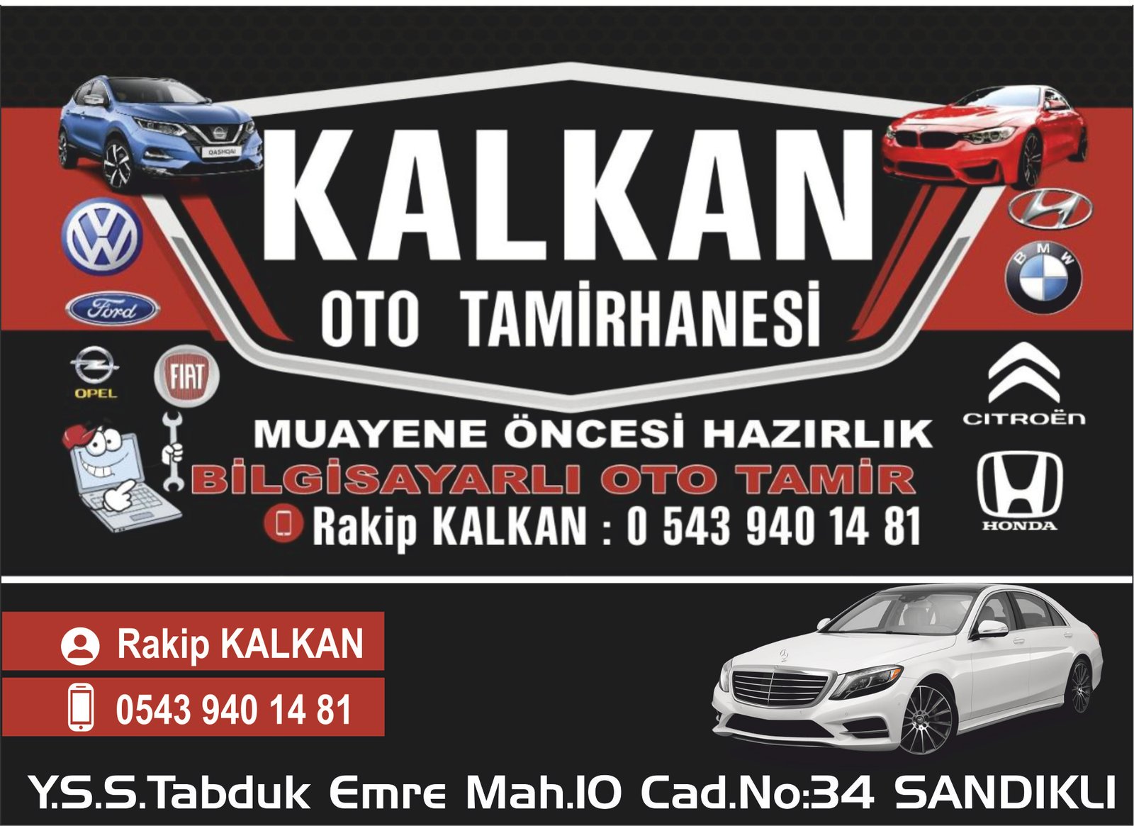 KALKAN OTO - SANDIKLI - AFYONKARAHİSAR