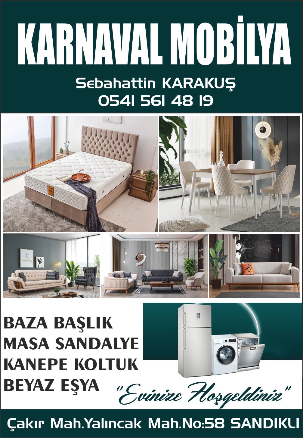 KARNAVAL MOBİLYA - SANDIKLI - AFYONKARAHİSAR
