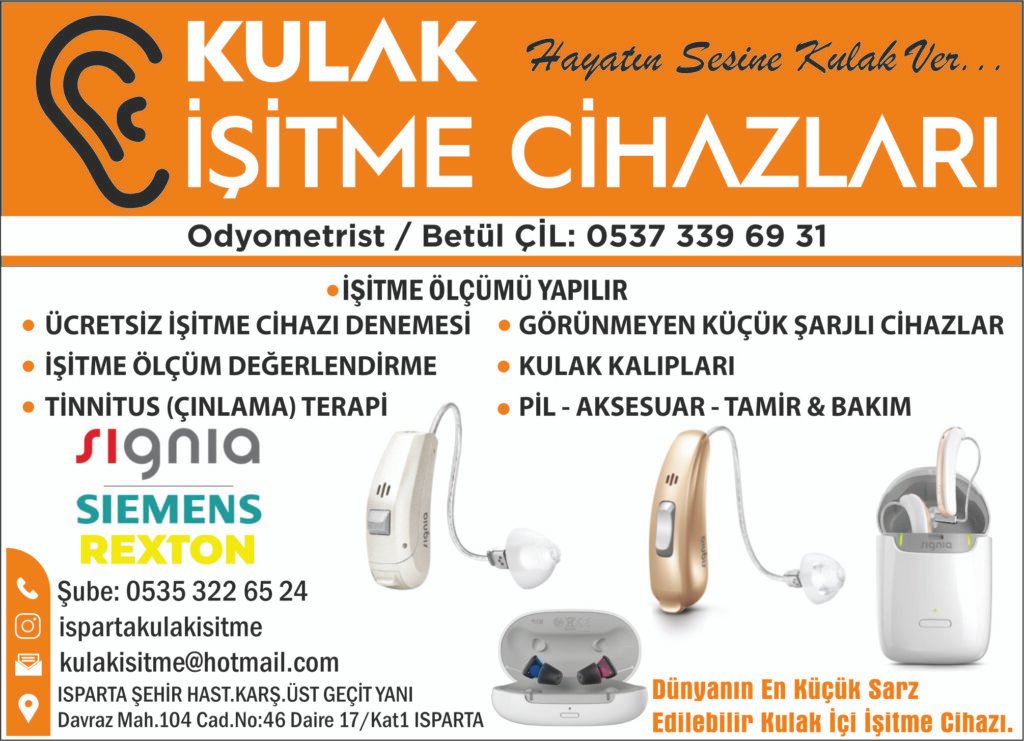 Kulak İşitme - Isparta