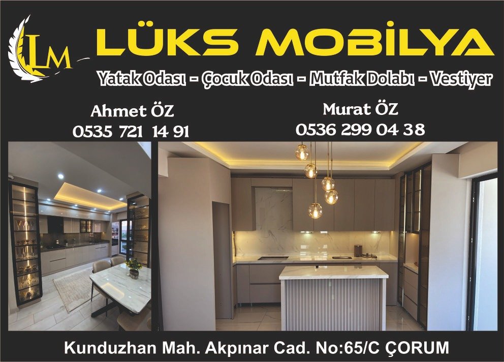 LÜKS MOBİLYA - ÇORUM