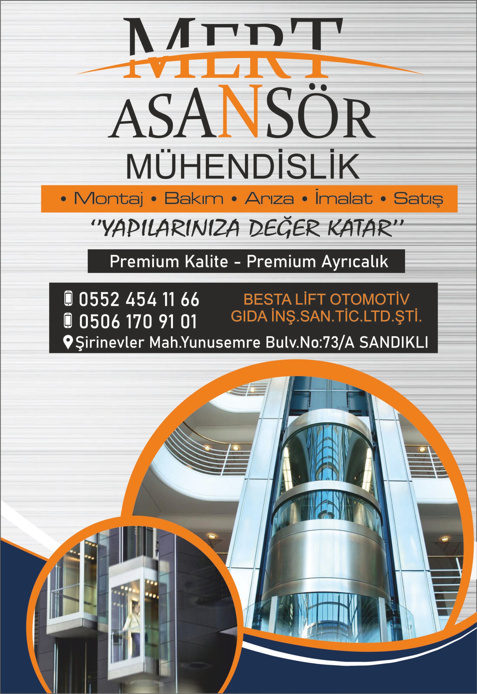 MERT ASANSÖR SANDIKLI - AFYONKARAHİSAR