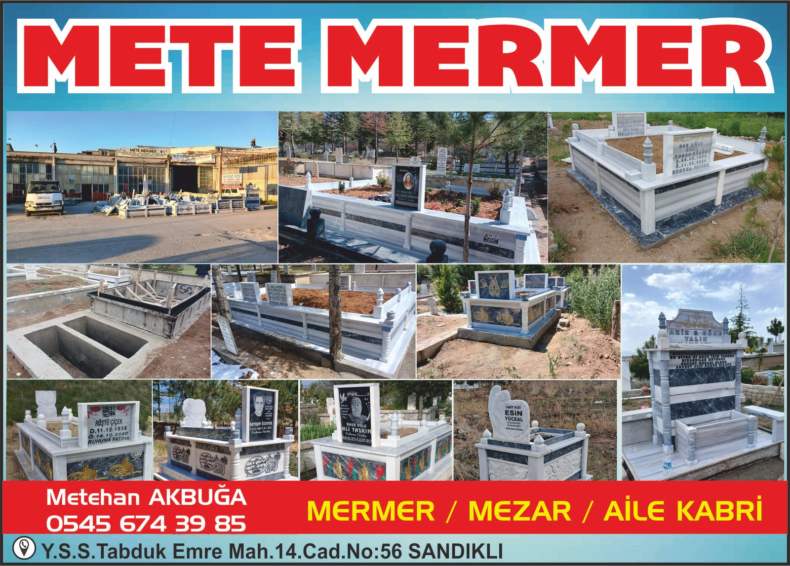 METE MERMER - SANDIKLI - AFYONKARAHİSAR