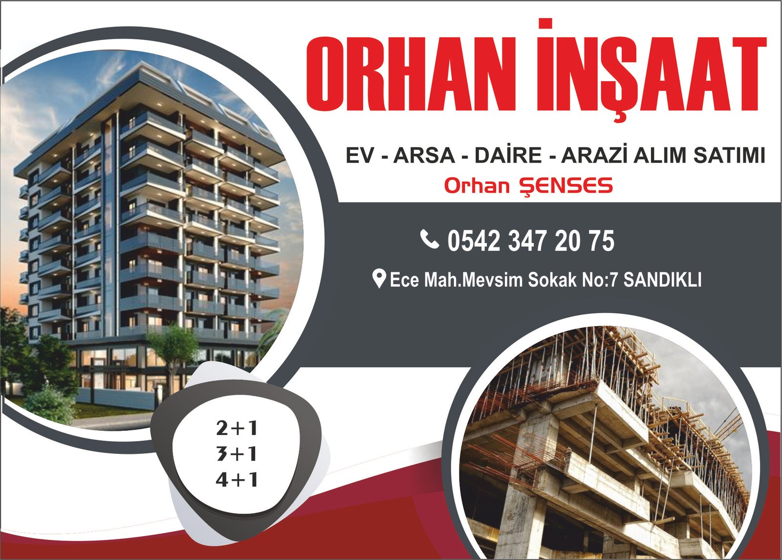 ORHAN İNŞAAT - SANDIKLI - AFYONKARAHİSAR