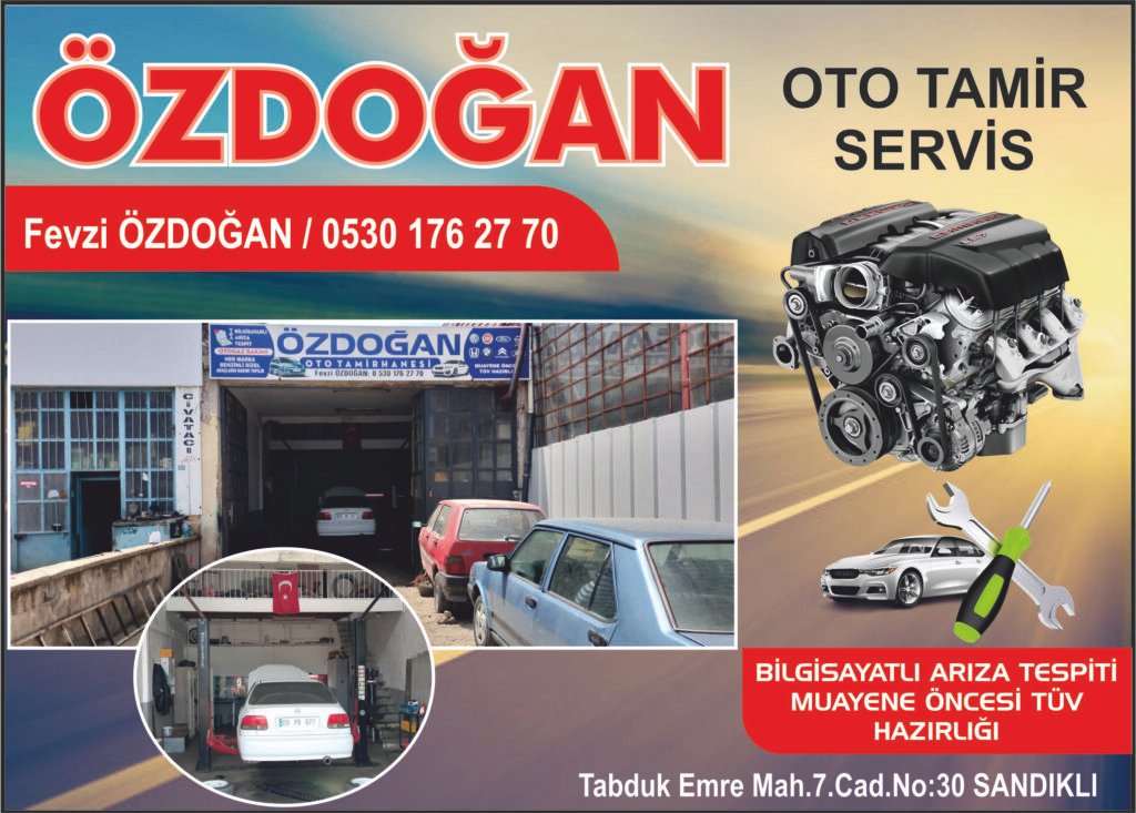 ÖZDOĞAN OTO TAMİR - SANDIKLI - AFYONKARAHİSAR