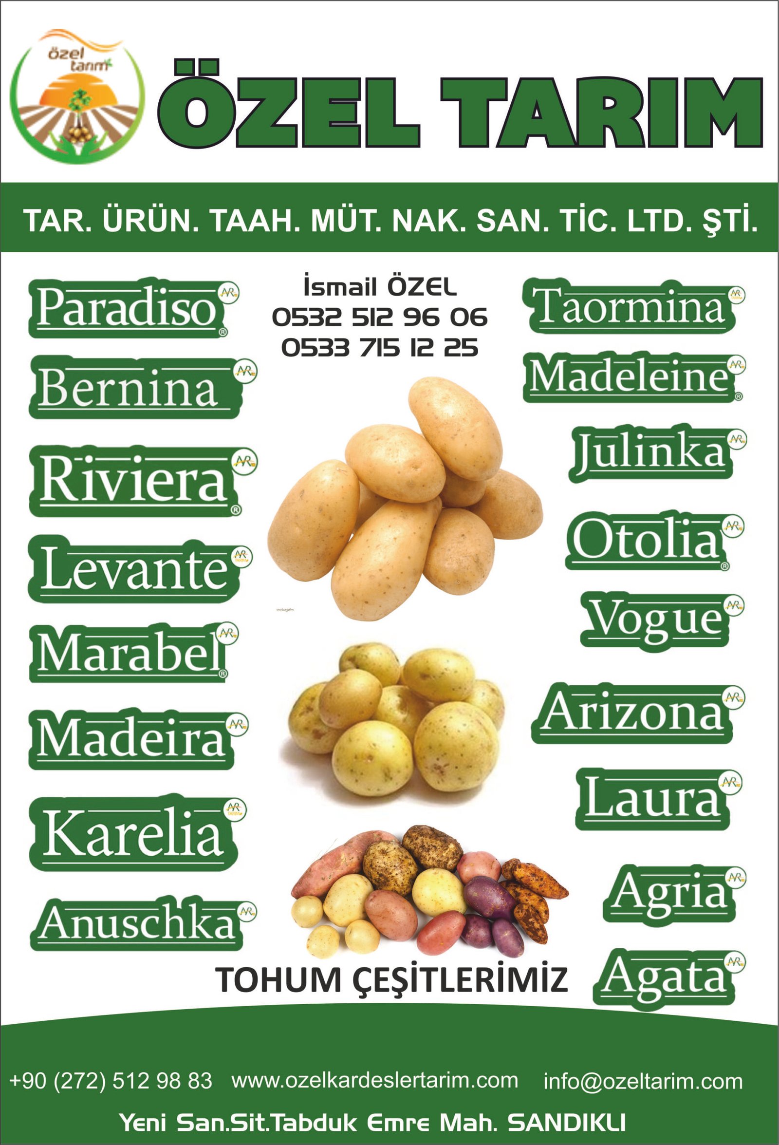 ÖZEL KARDEŞLER TARIM - SANDIKLI - AFYONKARAHİSAR