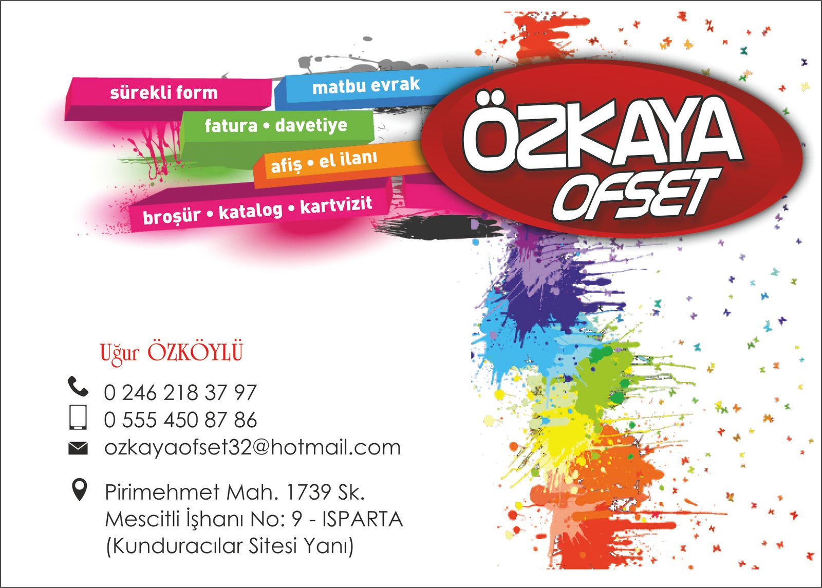 Özkaya Ofset - Isparta