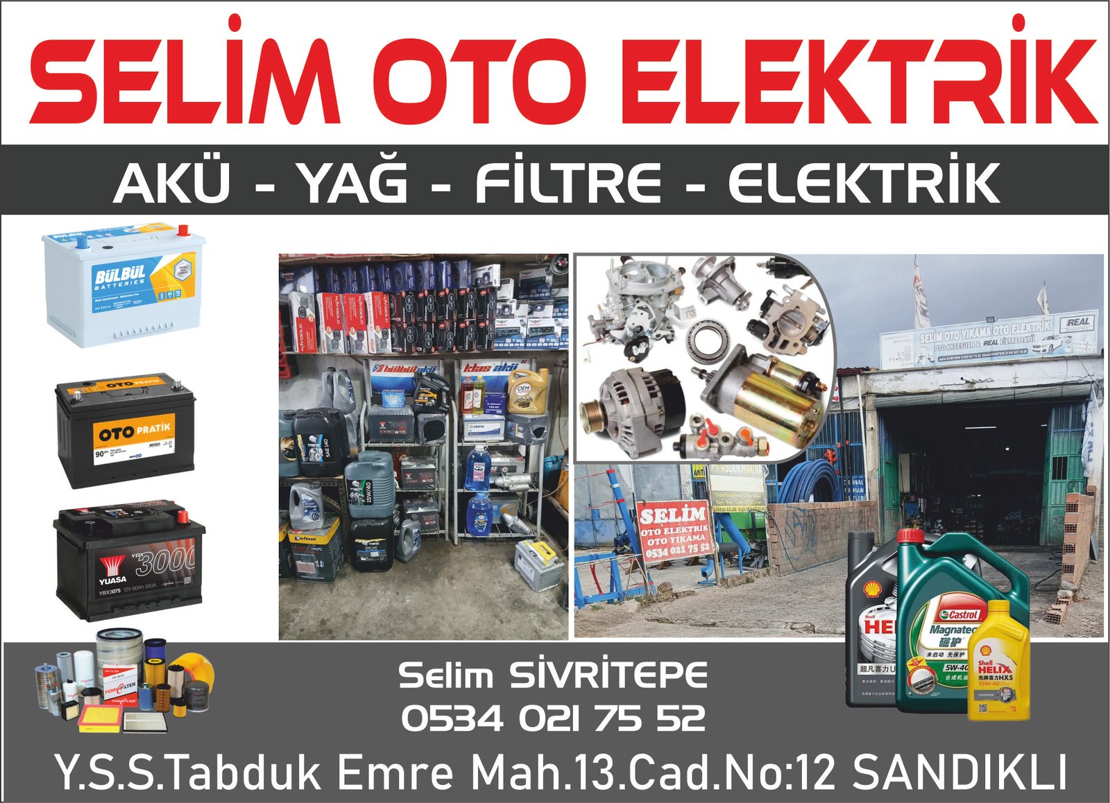 SELİM OTO ELEKTRİK - SANDIKLI - AFYONKARAHİSAR