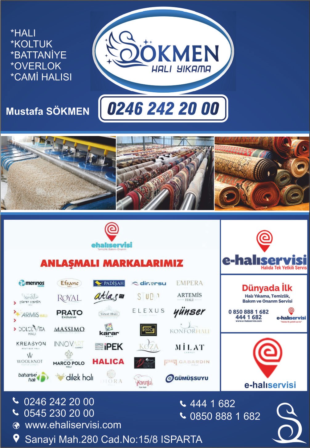 Sökmen Halı Yıkama - Isparta