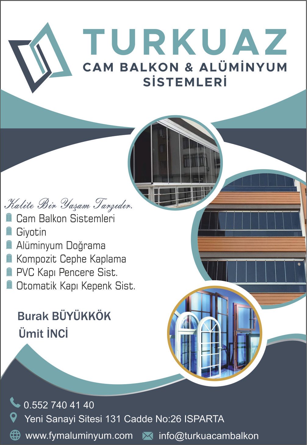 Turkuaz Cam Balkon - Isparta