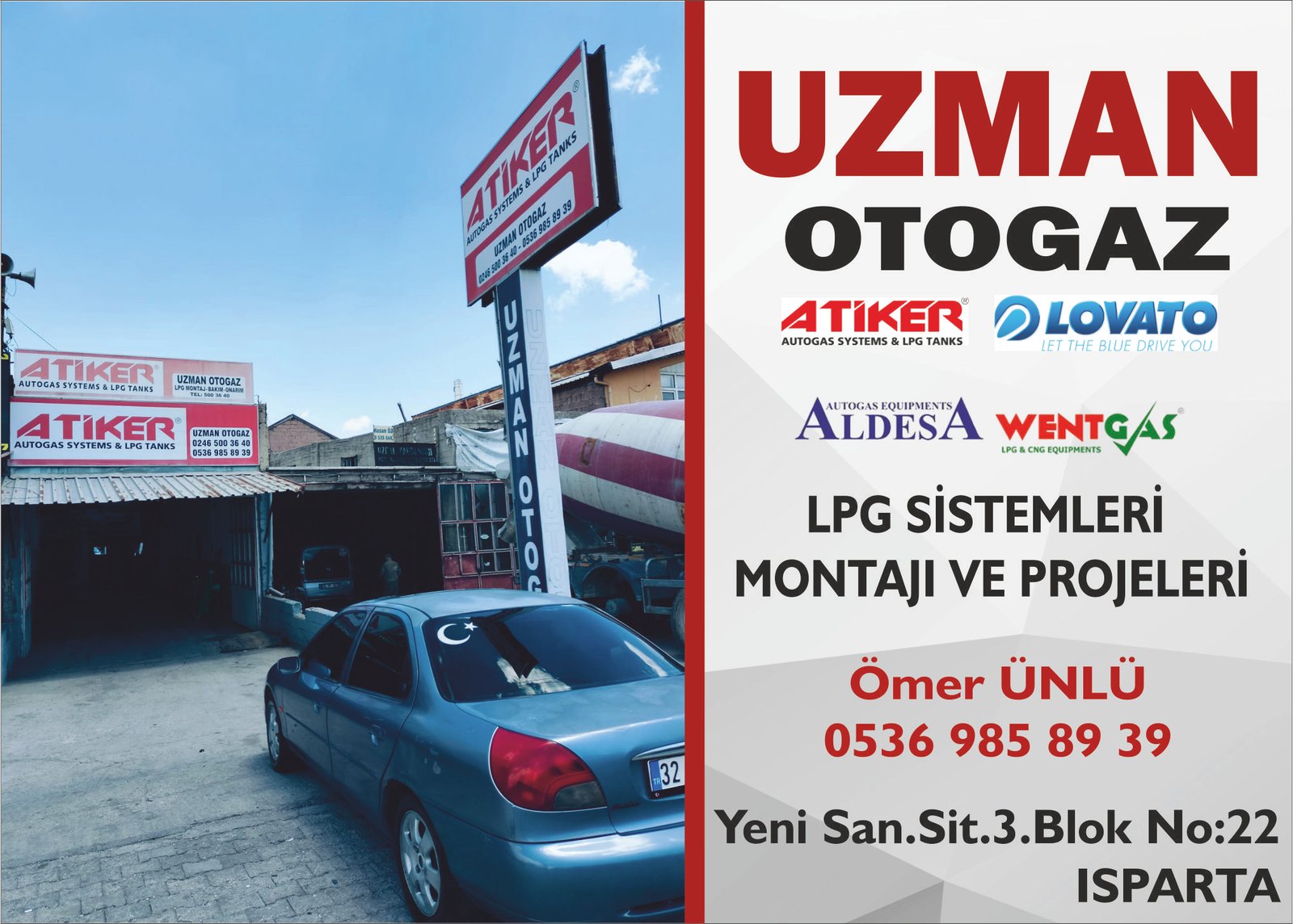 Uzman Otogaz - Isparta