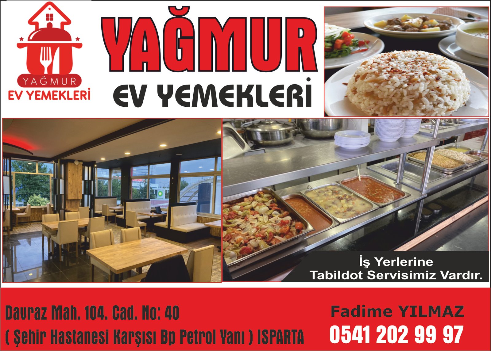 Yağmur Ev Yemekleri - Isparta