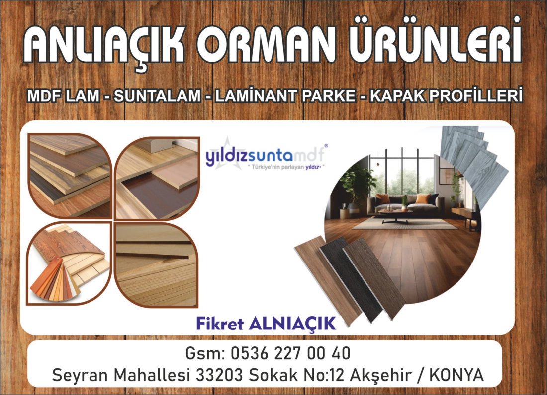 Alnıaçık Orman Ürünleri – AKŞEHİR