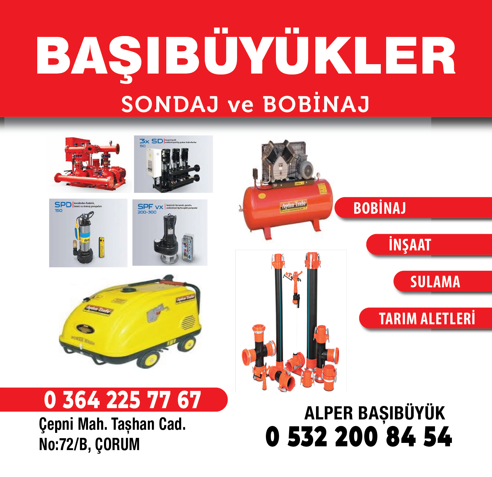 Başıbüyükler Sondaj Bobinaj – Çorum