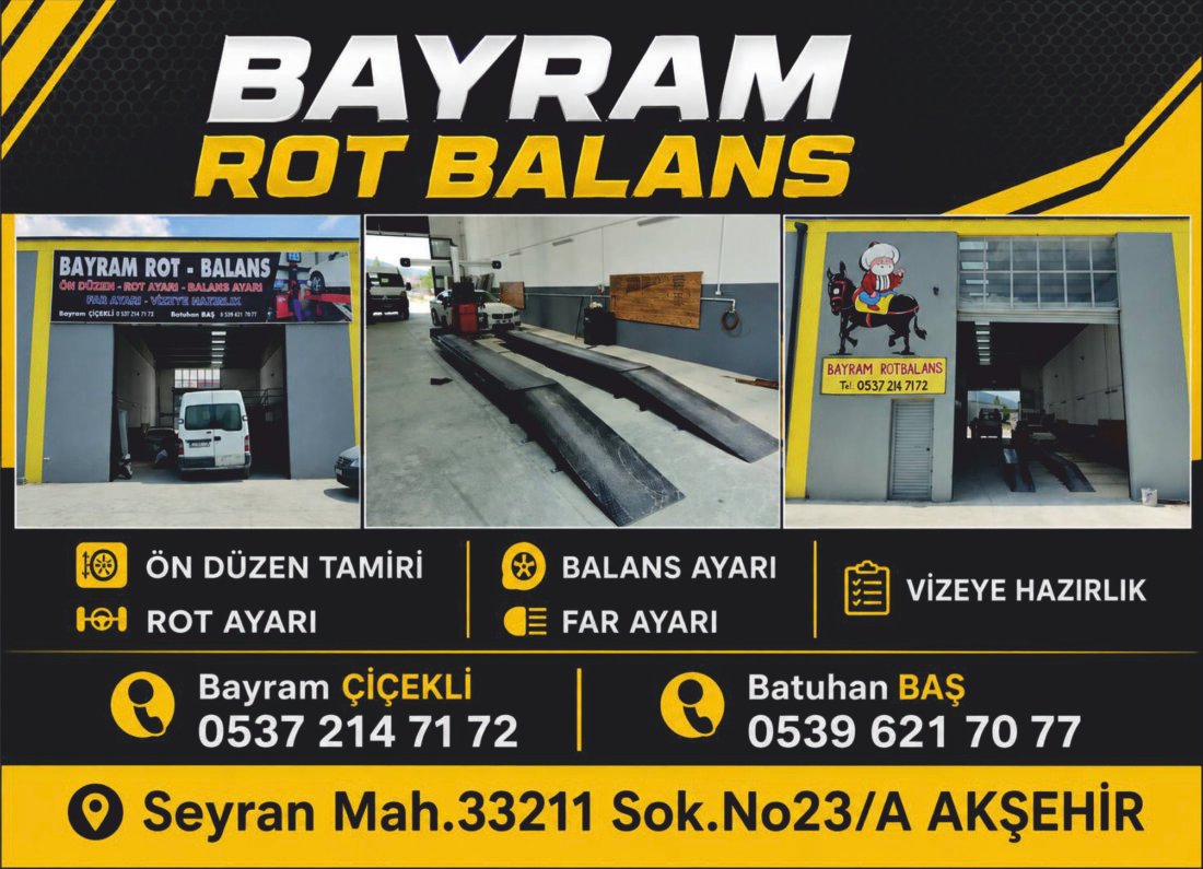 Bayram Rot Balans – AKŞEHİR