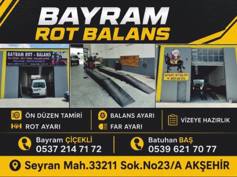 Bayram Rot Balans - AKŞEHİR