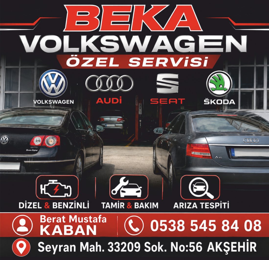 Beka Oto Tamir Volkwagen Özel Servisi – AKŞEHİR