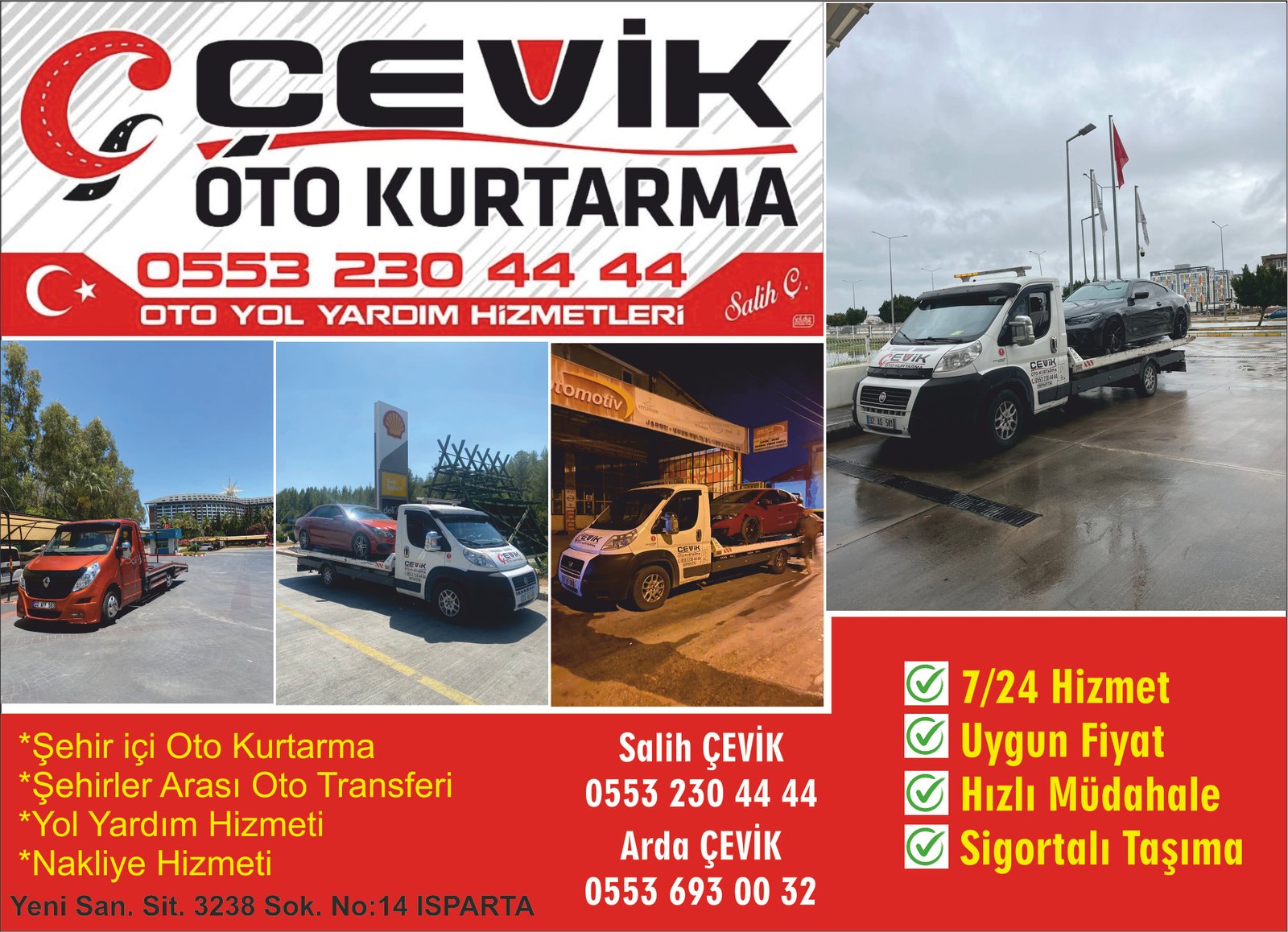 Çevik Oto Kurtarma - ISPARTA