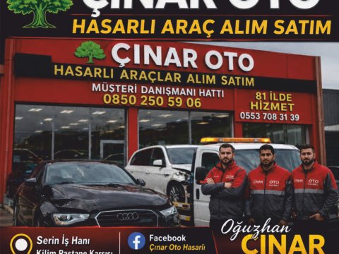 Çınar Oto Hasarlı Araç Alım Satım - AKŞEHİR