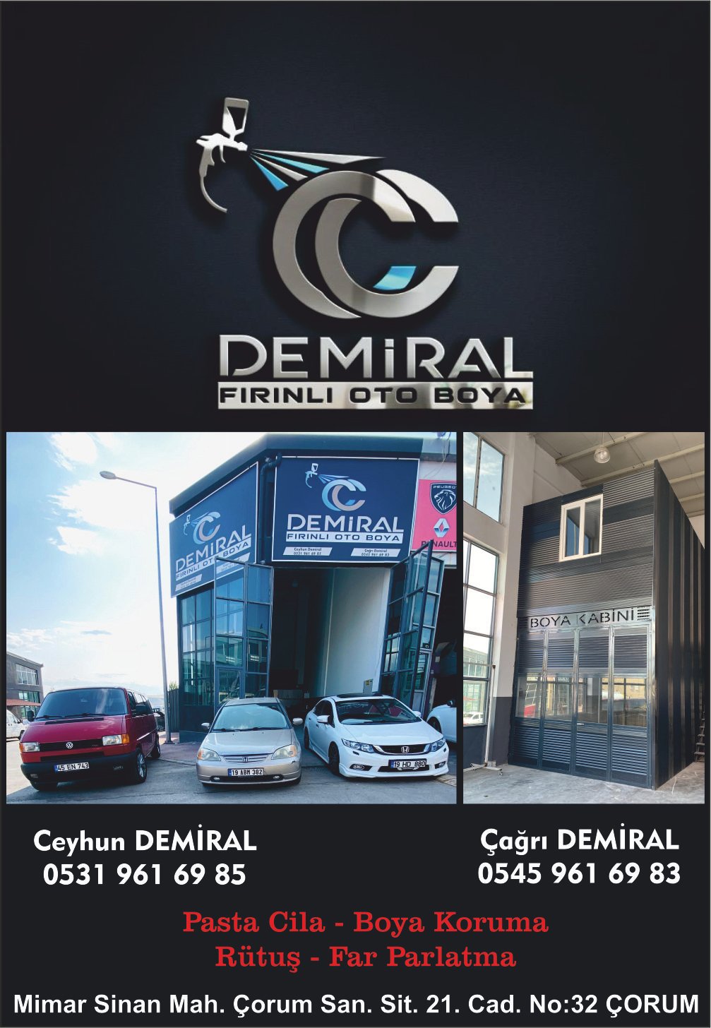 DEMİRAL FIRINLI OTO BOYA - ÇORUM