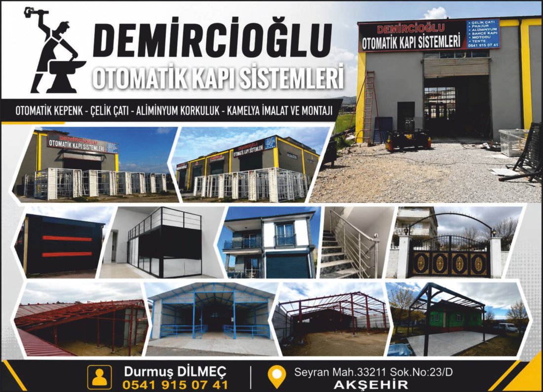 Demircioğlu Otomatik Kapı Sistemleri – AKŞEHİR
