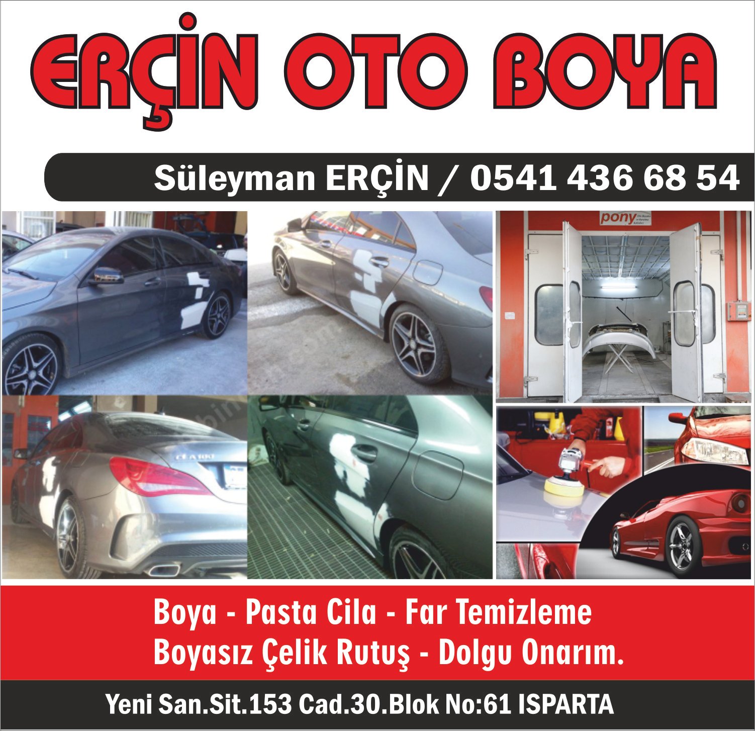 Erçin Oto Boya – ISPARTA