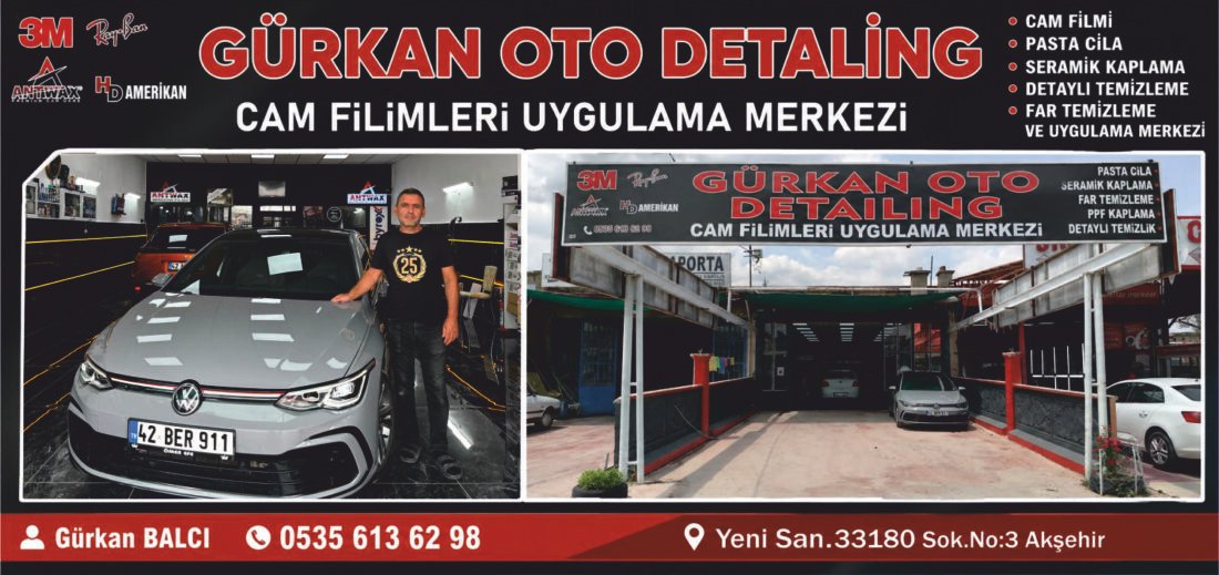 Gürkan Oto Yıkama – AKŞEHİR