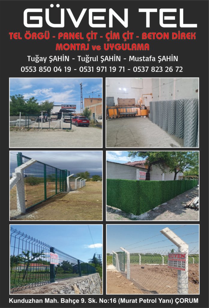 GÜVEN TEL ÖRGÜ - ÇORUM