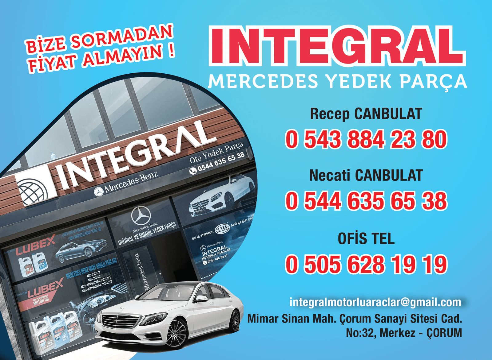İntegral Mercedes Yedek Parça – Çorum
