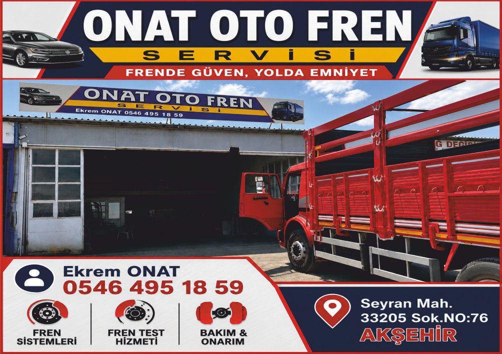 Onat Oto Fren – AKŞEHİR